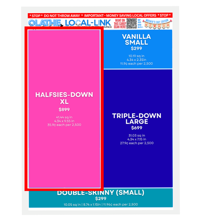 Skinny Ad Size Preview